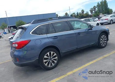 2015 Subaru Outback 2.5I Limited z USA, uszkodzony, nr VIN 4S4BSALC3F3259440